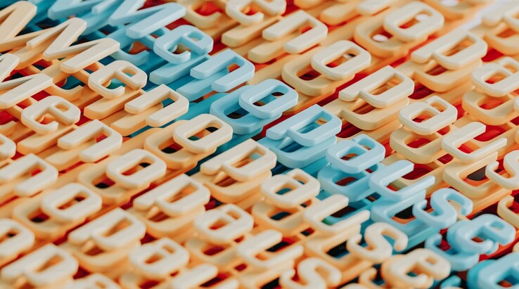 Representación abstracta de la palabra menopausia mediante coloridas letras en 3D (Fuente de la imagen: A.C. vía Unsplash)