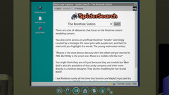 Una captura de pantalla del "buscador" incorporado en el juego titular ambientado en los años 90 (fuente de la imagen: SteamDB)