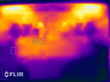 Prueba de esfuerzo de temperaturas superficiales (abajo)