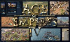 Las capturas de pantalla filtradas de Age of Empires IV muestran varias civilizaciones preparándose para la batalla. (Fuente de la imagen: Steam/Relic - editado)
