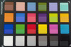 ColorChecker Passport: La mitad inferior de cada área de color muestra el color de referencia