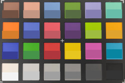 ColorChecker Passport: La mitad inferior de cada área de color muestra el color de referencia