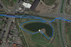 Prueba de GPS: Google Pixel 3 – Ciclismo alrededor de un lago