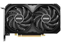 La MSI RTX 4060 Ti Ventus 2X Black viene overclockeada de fábrica a 2.565 MHz. (Fuente: MSI/Newegg)