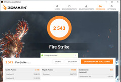 Fire Strike (Modo oficina, alimentación por batería)