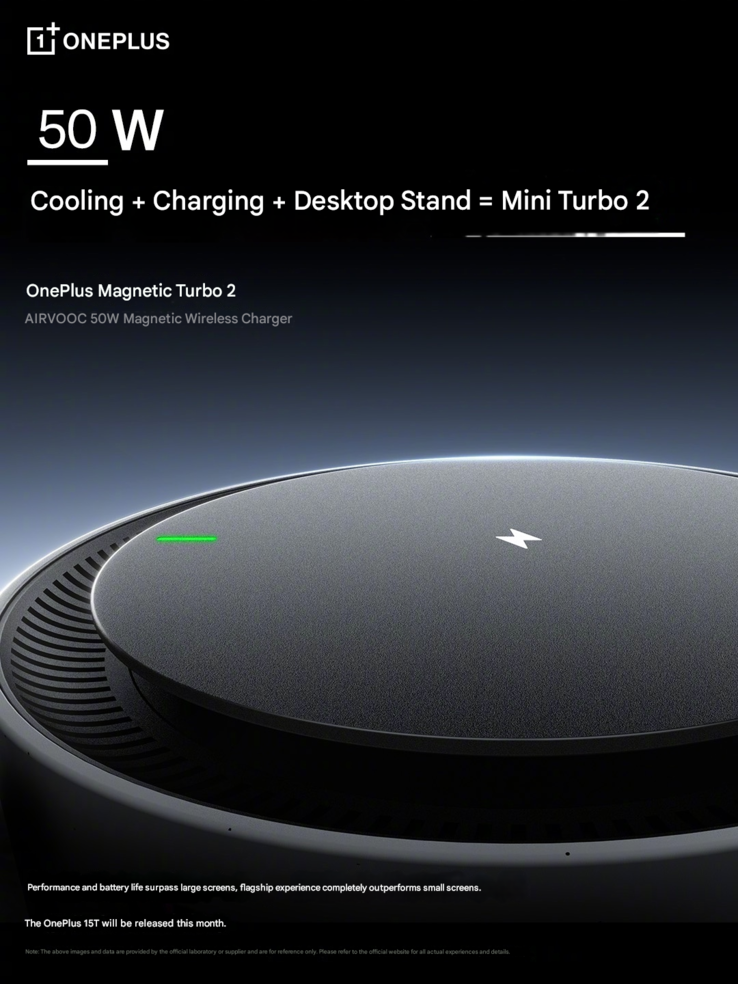 El nuevo cargador inalámbrico OnePlus Magnetic Turbo 2 de 50 W
