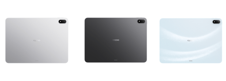 El Oppo Pad 6 viene en tres opciones de color.
