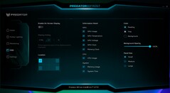 Predator Bifrost - Ajustes OSD