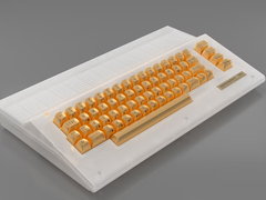 Una imagen renderizada del Commodore 64C Ultimate Founders Edition Slimline que aún no ha salido a la venta
