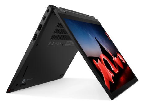 Lenovo ThinkPad L13 Yoga Gen 4 - Negro Trueno. (Fuente de la imagen: Lenovo)