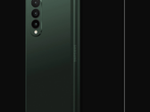 El Galaxy Z Fold 3 estará disponible en tres colores, incluido el verde. (Fuente de la imagen: dbrand)