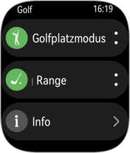 El completo modo de golf del Watch Fit 4 Pro