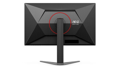 Vista trasera del monitor para juegos AOC Q27G4SMN. (Fuente de la imagen: DisplaySpecifications)