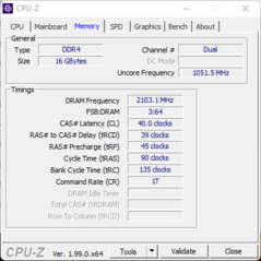 Memoria CPU-Z