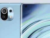 Se cree que la Xiaomi Mi 11 tiene una cámara de forma cuadrada que contiene una gran lente principal. (Fuente de la imagen: @BenGeskin)
