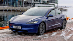 Pruebas de autonomía en invierno del Model 3 Highland (imagen: Siv Seglem/Motor)