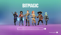 La plataforma de juegos generativos con IA de Bitmagic acepta singups para las pruebas alfa cerradas. (Fuente: Bitmagic)