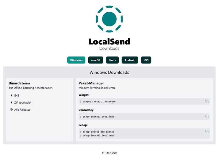 Aplicaciones para todas las plataformas (fuente de la imagen: sitio web de capturas de pantalla)