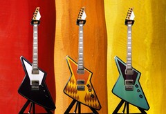 El diseño de la Cream DaVinci puede cambiarse con sólo pulsar un botón utilizando E Ink. (Fuente de la imagen: Cream Guitars)