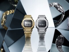 La nueva línea G-SHOCK totalmente metálica de Casio combina el diseño AI con la resistencia clásica. (Fuente de la imagen: Casio)