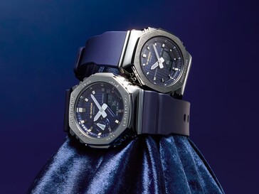 Los modelos GM-2110SH-2A y GM-S2110SH-2A azul marino evocan el profundo cielo nocturno. (Fuente de la imagen: Casio)