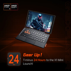 El ONEXPLAYER X1 Mini puede utilizarse como un gran dispositivo portátil para juegos o como un miniportátil. (Fuente de la imagen: One-Netbook)