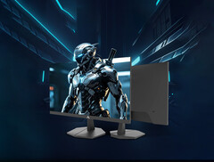 El Lecoo N2521SQ cuesta unos 131 dólares. En la imagen: una fotografía promocional en la que se muestra el diseño del monitor para videojuegos.