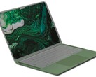 El MacBook Air de 2022 ha sido fotografiado con una muesca en este render conceptual hecho por un fan. (Fuente de la imagen: @AppleyPro - editado)