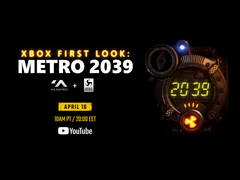 Un póster que anuncia la fecha de presentación de Metro 2039