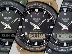 Los nuevos relojes de la serie Casio AQ-S820 vendrán probablemente con resistencia al agua de 100 metros, cinco alarmas, retroiluminación LED y hora mundial. (Fuente de la imagen: Casioblog)