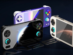 El Anbernic RG476H en sus tres colores de lanzamiento. (Fuente de la imagen: Anbernic)