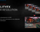 La "Superresolución para juegos" de AMD podría ofrecer a los jugadores de Radeon una alternativa para aliviar el golpe de activar el trazado de rayos (Fuente de la imagen: AMD)