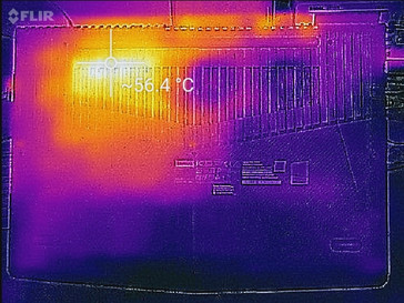 temperatura, parte inferior, estrés