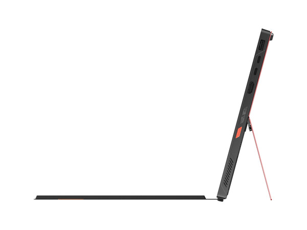 El OneXPlayer Super X se parece al ROG Flow Z13 desde el lateral. (Fuente de la imagen: One-Netbook)