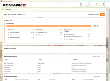 PCMark10 en modo batería