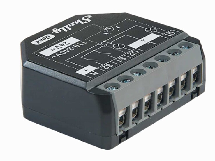 El 2PM Gen 4 suele instalarse detrás de un interruptor de la luz o de una toma de corriente (Fuente de la imagen: Shelly)