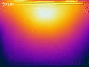 Prueba de tensión de las temperaturas de la superficie (abajo)