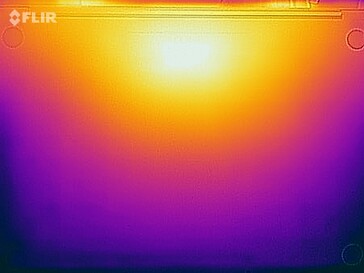 Prueba de tensión de las temperaturas de la superficie (abajo)