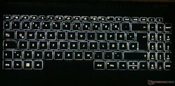 iluminación del teclado en 2 pasos