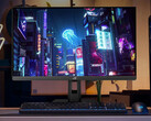 El renovado ROG Strix XG27UCS puede cambiar entre los modos 4K 160Hz y FHD 324Hz. En la imagen: una imagen promocional que muestra una configuración con el monitor para juegos. (Fuente de la imagen: Asus)
