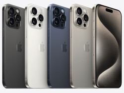 Las variantes de color Apple iPhone 15 Pro Max (imagen: Apple)