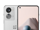 El OnePlus Nord 2T tiene un diseño trasero inusual. (Fuente de la imagen: @heyitsyogesh & Onsitego)