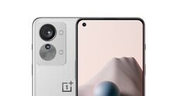 El OnePlus Nord 2T tiene un diseño trasero inusual. (Fuente de la imagen: @heyitsyogesh & Onsitego)