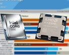 El Intel Core Ultra 9 285K tuvo un PVPR de lanzamiento de 589 $, mientras que el Ryzen 7 9800X3D se lanzó a 479 $. (Fuente de la imagen: Intel, Notebookcheck, Hardware Unboxed en YouTube, editado)