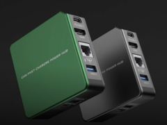 El Kwumsy Power Hub PH1 tiene seis salidas, incluyendo puertos USB-C de 65 W y HDMI 4K. (Fuente de la imagen: Kwumsy)