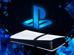 Banner de la consola PS5 Pro con el logotipo de PlayStation visible
