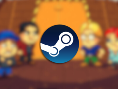Puzzle Chambers es un juego indie de puzles lanzado en 2017. En la imagen: la imagen de la portada del juego con el logotipo de Steam superpuesto (Fuente de la imagen: Steam)