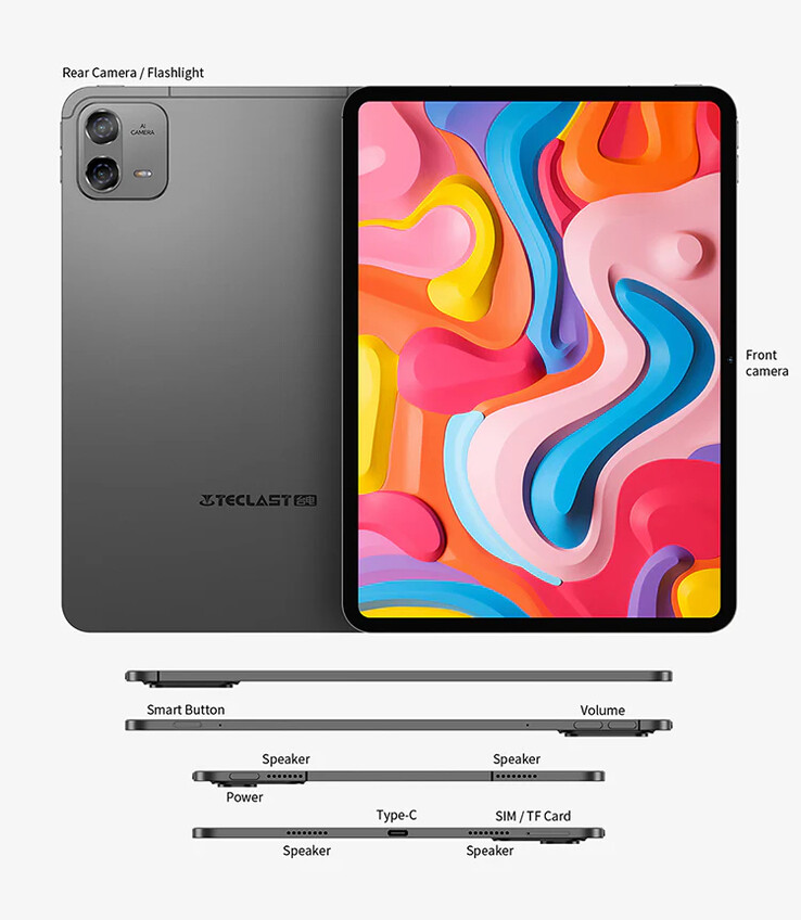 El ArtPad Air puede cargar el T-Pen Stylus de Teclast por inducción. (Fuente de la imagen: Teclast)