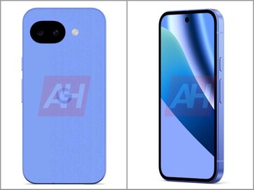 Render del Pixel 10a en su esperado colorway Lavendar.