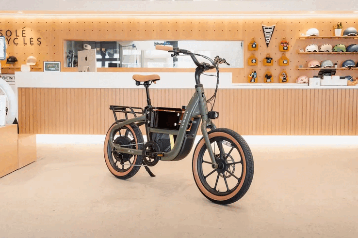 La bicicleta eléctrica Segway Muxi cuenta con un motor de 750 W en el buje trasero